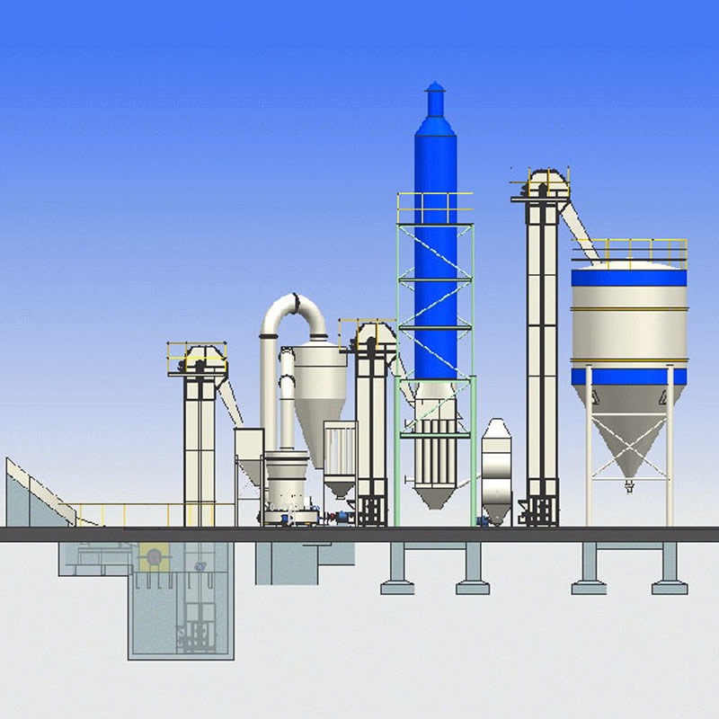 Gypsum powder production line